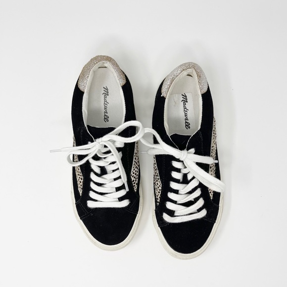 Madewell Sidewalk Low-Top Suede Leather Sneakers Shoes 6.5 - Picture 5 of 9